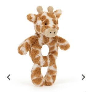 Jellycat Bashful Giraffe Ring Rattle